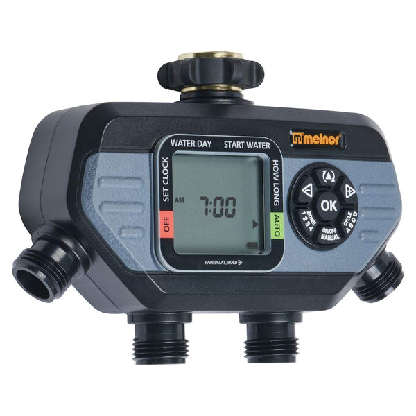 Melnor 73280 Digital Water Electronic Hose Timer, 4 Zone, - Scratch & Dent