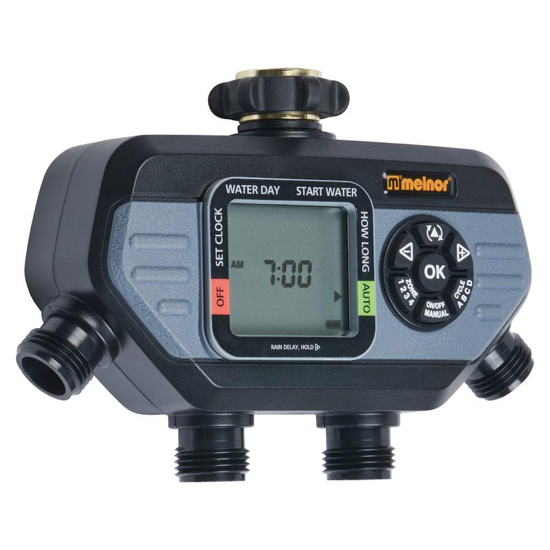 Melnor 73280 Digital Water Electronic Hose Timer, 4 Zone, - Scratch & Dent