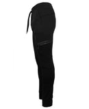 BLU ROCK MEN'S SLIM-FIT TECH FLEECE JOGGER PANTS - SIZE: MEN XL - BLACK - Brand New