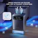 Frizzlife Air Dehumidifier 135oz Water Tank W/Purifying Function Quiet - Like New