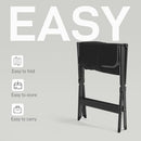 EVER ADVANCED Aluminum Directors Chair Foldable Movie StudioChair 350lbs - BLACK - Like New
