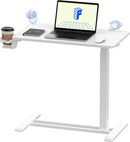 FLEXISPOT MEDICAL ADJUSTABLE OVERBED BEDSIDE TABLE WITH WHEELS - Scratch & Dent