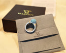 VALENTOV HANDCRAFTED TURQUOISE RING STONE PLATED 18K GOLD RING WOMEN - SIZE: 9 - Like New