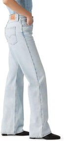 LEVI'S WOMENS 94 BAGGY BOOTCUT JEANS, SIZE W34 X L31 - ABRAIDED ART - Brand New