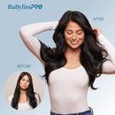 BABYLISSPRO NANO TITANIUM PROFESSIONAL 2.5" HOT AIR DRYER BRUSH BNTHB250 - BLUE - Like New