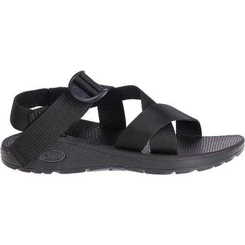 CHACO WOMEN'S Z/CLOUD SANDAL - SIZE: WOMEN 11 (AU/UK W9) - SOLID BLACK - Like New