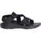 CHACO WOMEN'S Z/CLOUD SANDAL - SIZE: WOMEN 11 (AU/UK W9) - SOLID BLACK - Like New