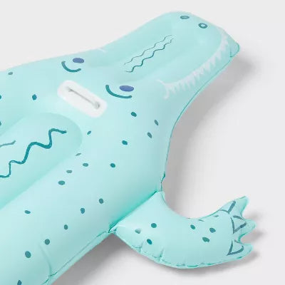 SUN SQUAD CROCODILE FLOAT - TEAL - Like New