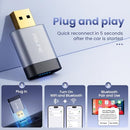 ABUNE MINI WIRELESS CARPLAY ADAPTER APPLE, 2 IN 1, NO LATENCY, CA7 - GRAY - Like New