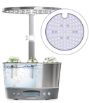 AeroGarden Elite 360 Indoor Hydroponic System Stainless Steel 100693-BSS Like New