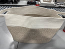 OIAHOMY 95L ROPE BASKETS FOR BABY SHOWERS, STORAGE BASKETS - LIGHT BROWN - Like New