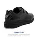 BROOKS WOMEN'S ADDICTION WALKER V-STRAP 2 WALKING SHOE - BLACK/BLACK - 8.5 - Like New