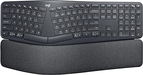 Logitech ERGO K860 Wireless Ergonomic Keyboard Wrist Rest - Scratch & Dent