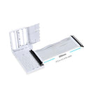 LIAN LI UNIVERSAL 4- SLOTS VERTICAL GPU KIT (WITH GEN 4 RISER) VG4-4 WHITE - Like New
