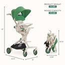 Evolur Velo Rider Travel Stroller – Compact, Lightweight Umbrella Stroller - Like New