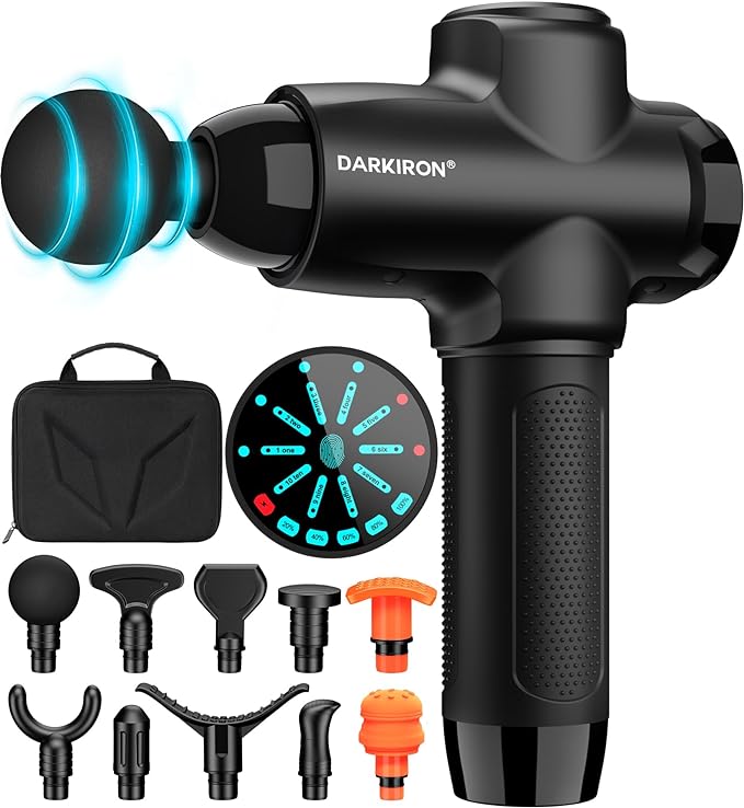 DARKIRON Massage Gun Deep Tissue Muscle Percussion Electric DARKIRON-X5 - Black Like New