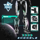 ZHONGLE Pro MMA Shin Guards 12mm High-Density Foam, Adjustable Strap - NEW - Brand New