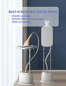 Sylintech Standing Garment Steamer Full Size Steamer 1800-Watt High, White - Like New