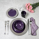 HomeVss 16 Piece Dinnerware Set, Ceramic Plates and Bowls Sets for 4 - Like New