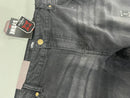 STONE MEN'S CASUAL FLEX STRETCH SLIM STRAIGHT JEANS - SIZE: 40X31 - JET BLACK - Brand New