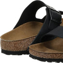 BIRKENSTOCK WOMEN'S ARIZONA LEATHER SANDALS NARROW WIDTH - SIZE: MEN 6N - BLACK - Like New