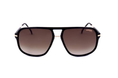 CARRERA 296/S BLACK GOLD FRAME/BROWN SHADED LENSES 60/15/140 MEN SUNGLASSES - Like New