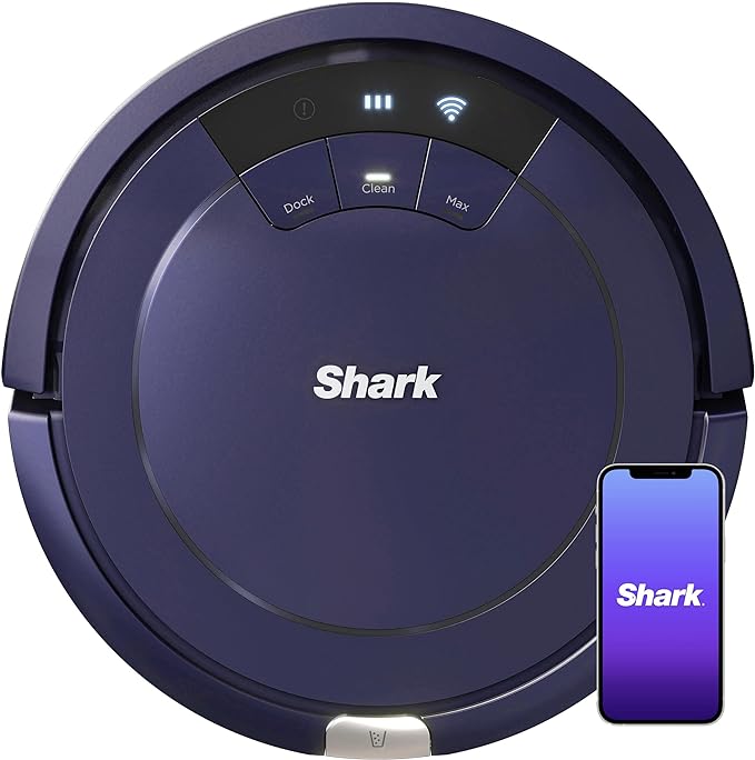 Shark RV765 ION Robotic Vacuum Wi-Fi 120min Runtime - Deep Royal Blue - Like New