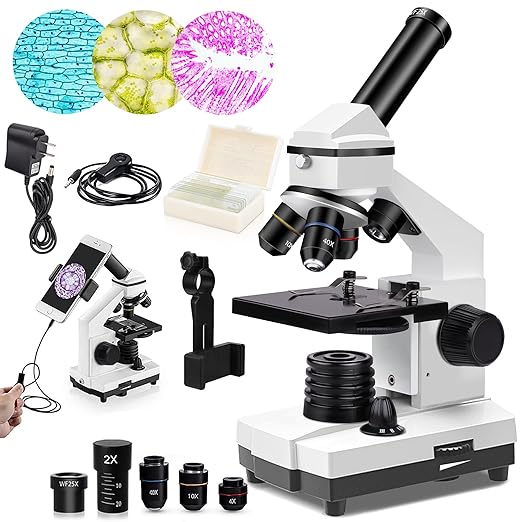 PalliPartners Compound Microscope Biological School Laboratory - Scratch & Dent