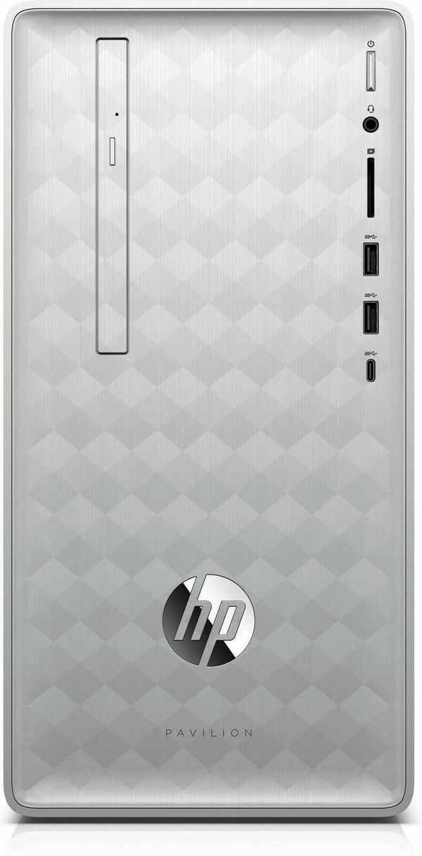 HP Pavilion 590-p0081c Desktop i5-8400 12 1TB HDD 16GB OPTANE RX 550 SILVER Like New