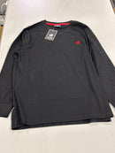 PACIFIC POLO CLUB MEN'S LONG SLEEVE T-SHIRT - SIZE: MEN XL - BLACK - Brand New