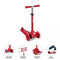 RADIO FLYER GLIDER JUNIOR KICK SCOOTER WITH LIGHT UP WHEELS 3-WHEEL - RED/WHITE - Brand New