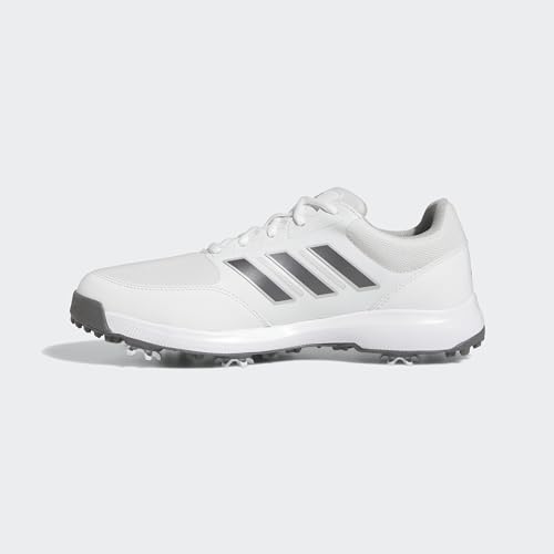 ADIDAS MEN'S TECH RESPONSE 3.0 GOLF SHOE - SIZE: MEN 10 (EU 44) - WHITE/SILVER - Brand New
