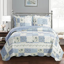 ROYAL TRADITION KING/CAL. KING OVERSIZE QUILT SET - BREA - Brand New