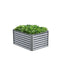 SAVANA GALVANIZED RAISED GARDEN BED 48"L×36"W×24"H, TITANIUM - Scratch & Dent