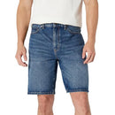 AMAZON ESSENTIALS MEN'S RIGID RELAXED JEAN SHORTS - SIZE 34 STONE MEDIUM WASH - Brand New
