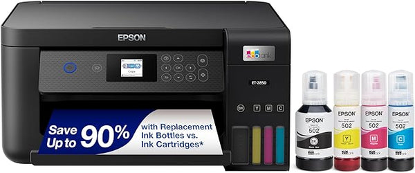 Epson EcoTank ET-2850 Wireless Color All-in-One Cartridge-Free - Scratch & Dent