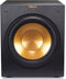 Klipsch 12" 400 Watts Wireless Subwoofer Brushed Black Vinyl R-12SWI - BLACK Like New