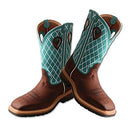 Twisted X Work Boots Mens Distressed Pull On Lite 13 D Brown MLCW021 - Brand New