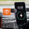 Ventev Qi 10W Fast Charging Wireless Car Mount Kit MNTQIV2VNV - BLACK Like New