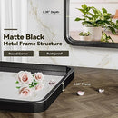 Brightify Black Bathroom Mirror 20" x 28" Rectangular Framed Mirror SY3035-20X28 - Like New