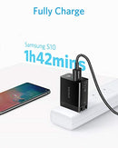 ANKER QUICK CHARGE 3.0 18W USB WALL CHARGER (2.0 USB-A TO USB-C CABLE) - BLACK - Like New