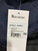 NORTHPOINT BOY'S SNOWSUIT, NAVY, SIZE 2 (YOUTH) (2 PIECE) - SIZE: MEN 2 - NAVY - Brand New