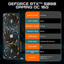 GIGABYTE GEFORCE RTX 5080 GAMING OC 16G GRAPHICS CARD GV-N5080GAMING OC-16GD - Like New
