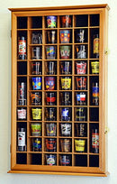 54 SHOT GLASS SHOOTER DISPLAY CASE HOLDER COMINHKR007241 - OAK - Scratch & Dent