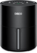 DREO AIR FRYER 100F TO 450 4 QUART HOT OVEN COOKER 50 RECIPES (DR-KAF002) BLACK - Like New