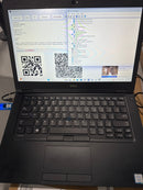 DELL LATITUDE 5480 14" HD 1366X768 I7-7600U 16GB 256GB SSD GEFORCE 930MX - BLACK - Like New