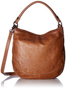 FRYE WOMEN'S MELISSA HOBO HANDBAG, ADJUSTABLE STRAP & POCKETS DB149 - BEIGE - Like New