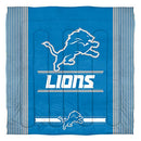 Northwest NFL Detroit Lions Comforter and Sham Set Full/Queen - Blue - Brand New