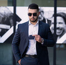 SERMAN BRANDS RFID Blocking Slim Money Clip Wallet – Leather Bifold Front Pocket - Like New