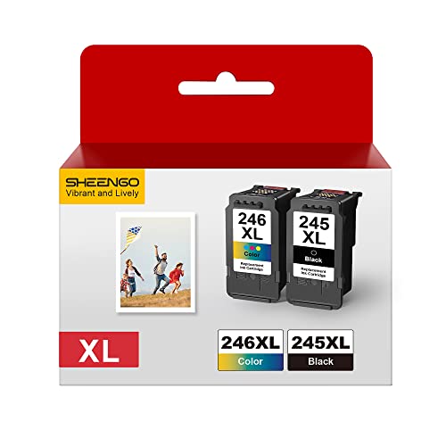 Canon PIXMA XL Ink Cartridge Combo Pack PG-246 XL Black CL-246 XL Color Ink Like New